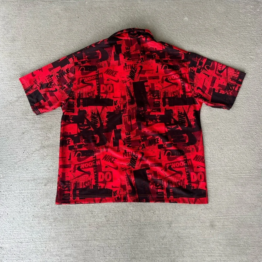 Nike‎ Dri-FIT Basketball Shirt Red Mens M Shooting Top DX7860